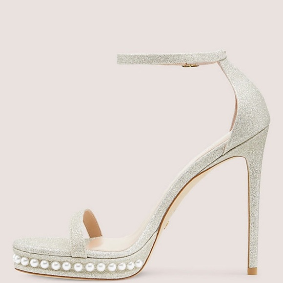BRAND NEW Stuart Weitzman Pearl Platform. Great for bridal shoes! - Picture 4 of 9